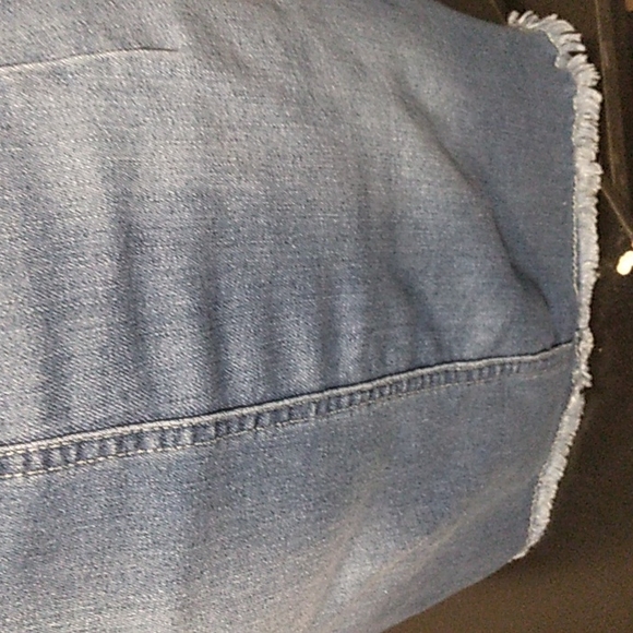 A-6 Denim Mini dress sz medium  Mebon machine  jeans - Picture 8 of 15